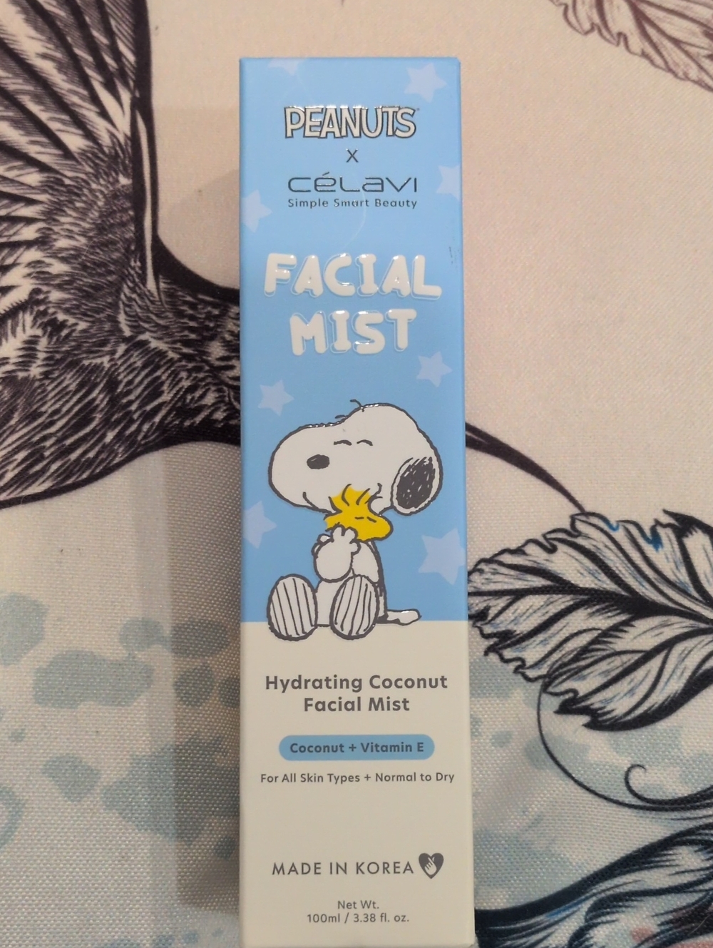 Peanuts x Célavi Hydrating Coconut Facial Mist